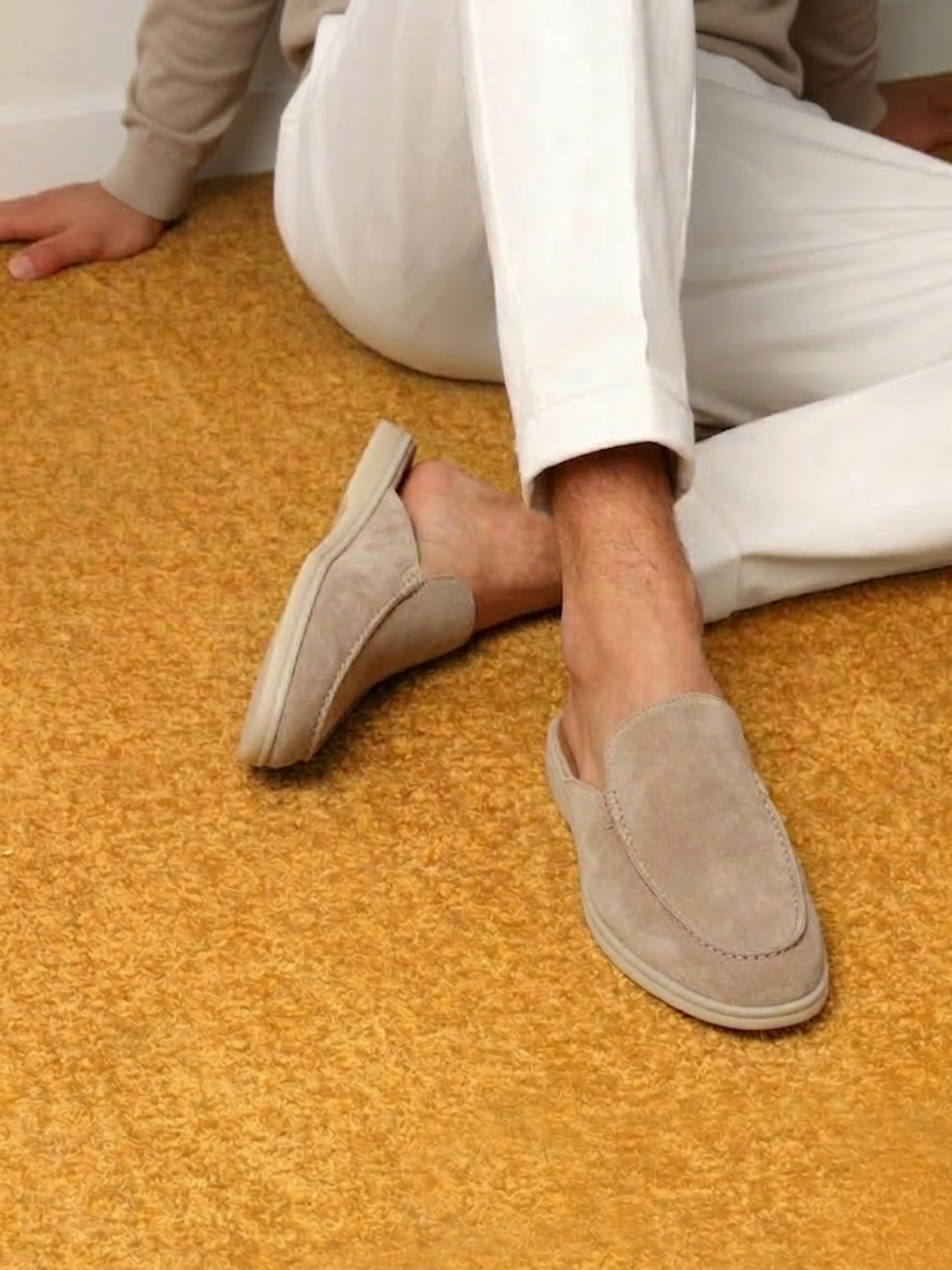 Men’s Slip-On Suede Mules – Premium Comfort Everyday Shoe