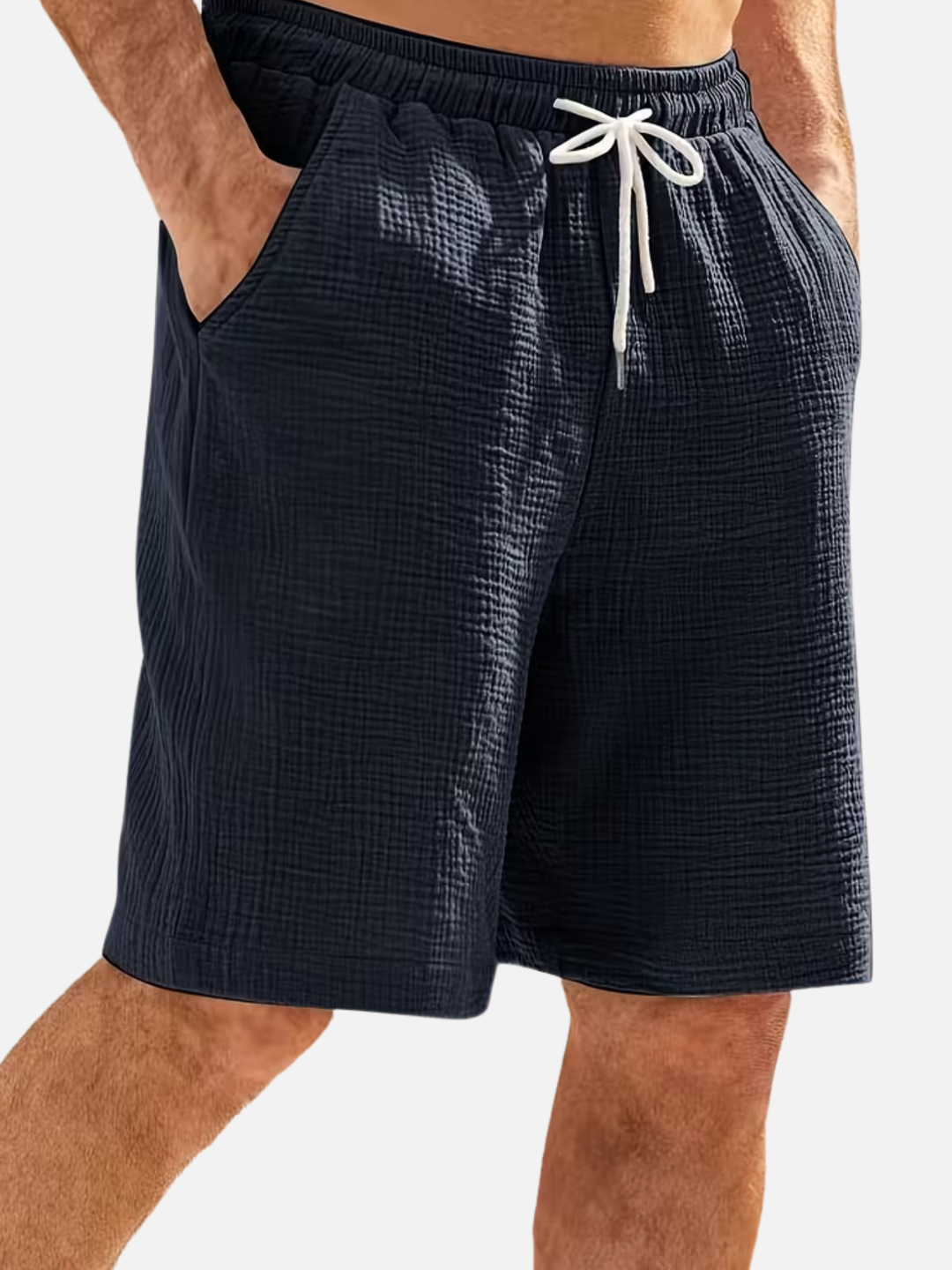 Men's Casual Shorts for Summer Lightweight Elastic Waist Comfort
