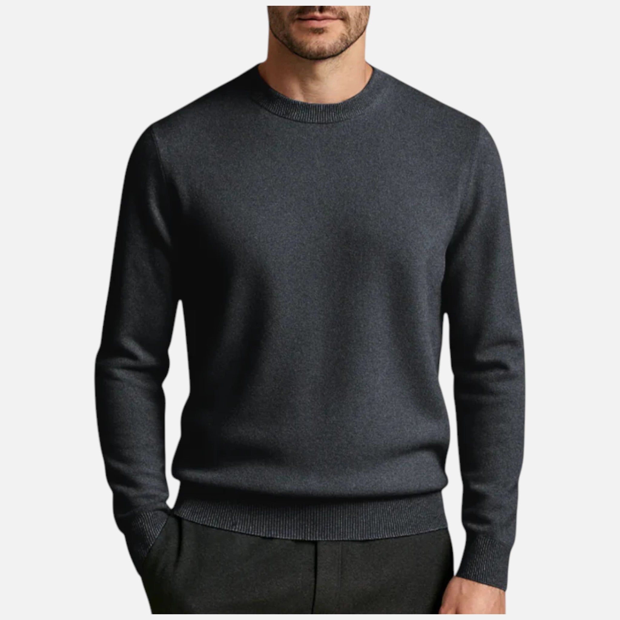 Aurevien | Men’s Classic Cashmere Crew Jumper