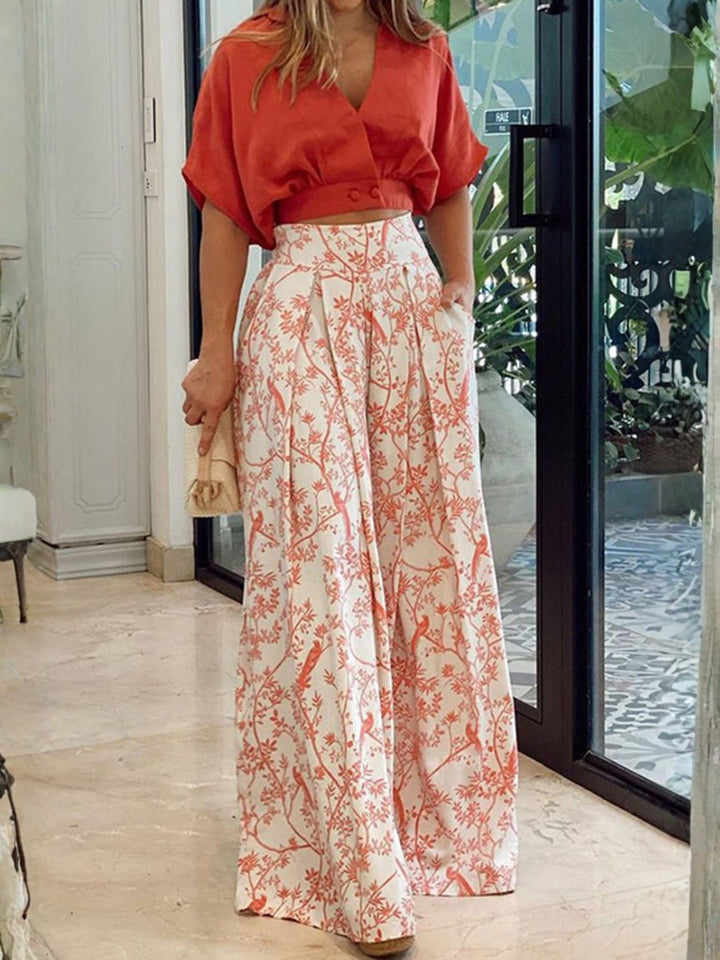 Two Piece Set Women Premium Satin Travel and Evening Wear