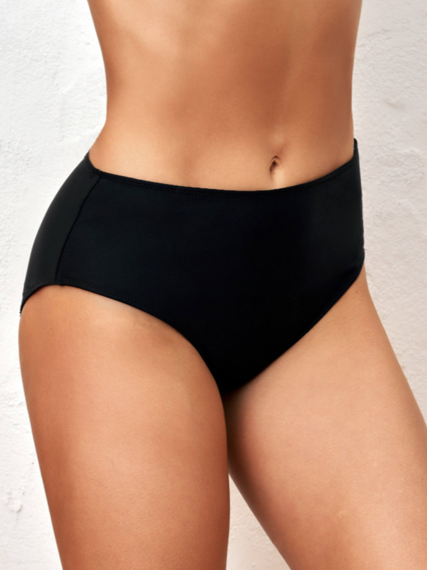 Women’s Modest Tankini Set Mid Waist Tummy Control Swimwear