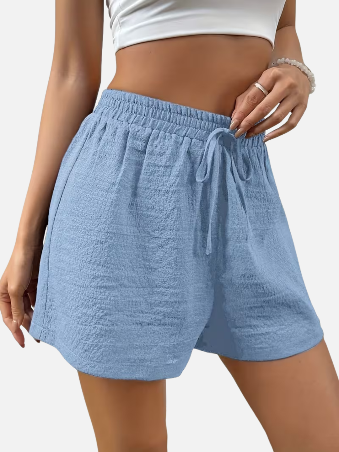 Women’s Lightweight Summer Shorts Elastic Waist Casual Lounge Wear
