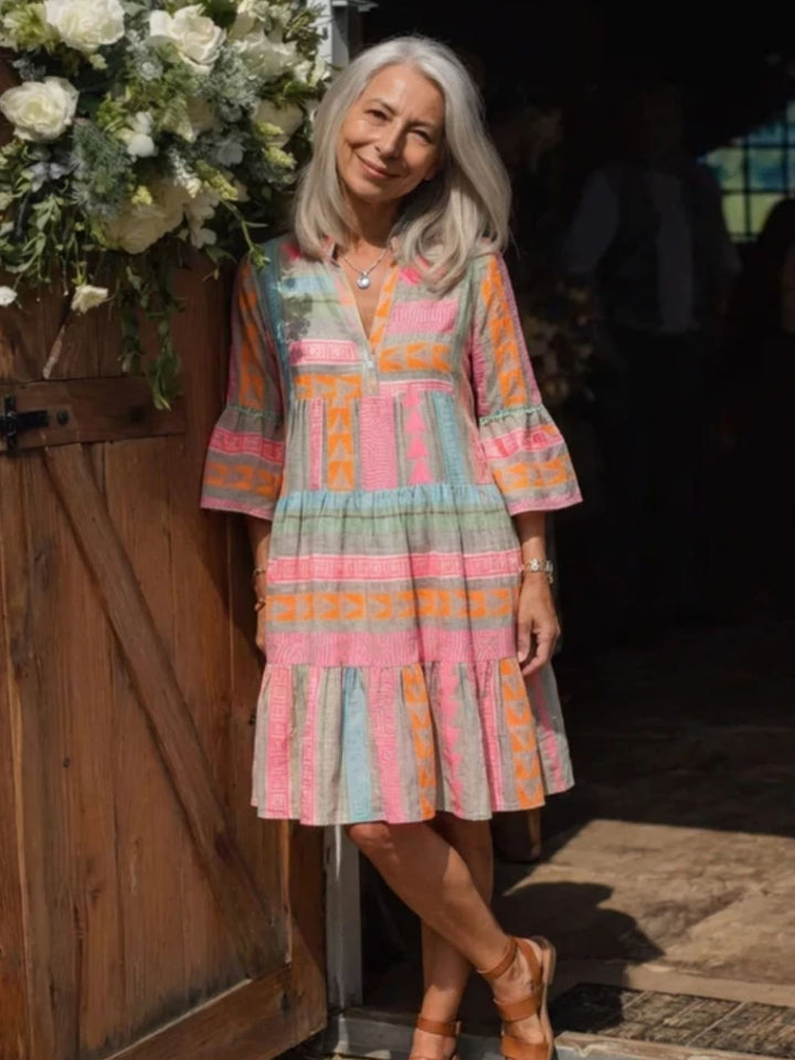 Women’s Summer Dress Lightweight Printed Outfit for Daily Wear