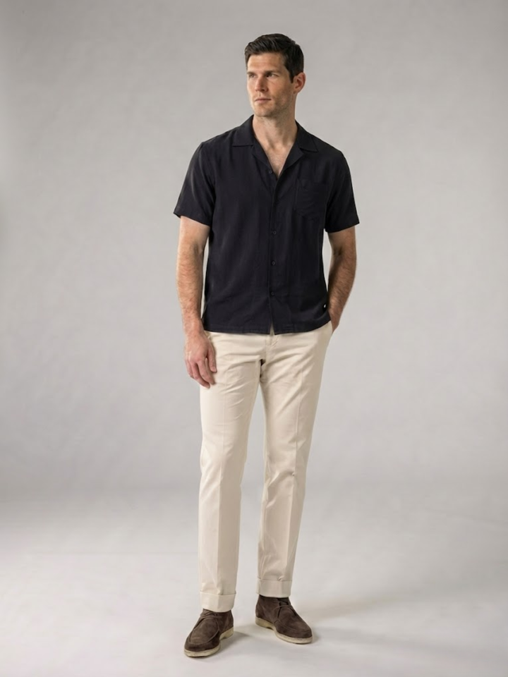 Men’s Cotton Polo Shirt – Slim Fit Summer Polo