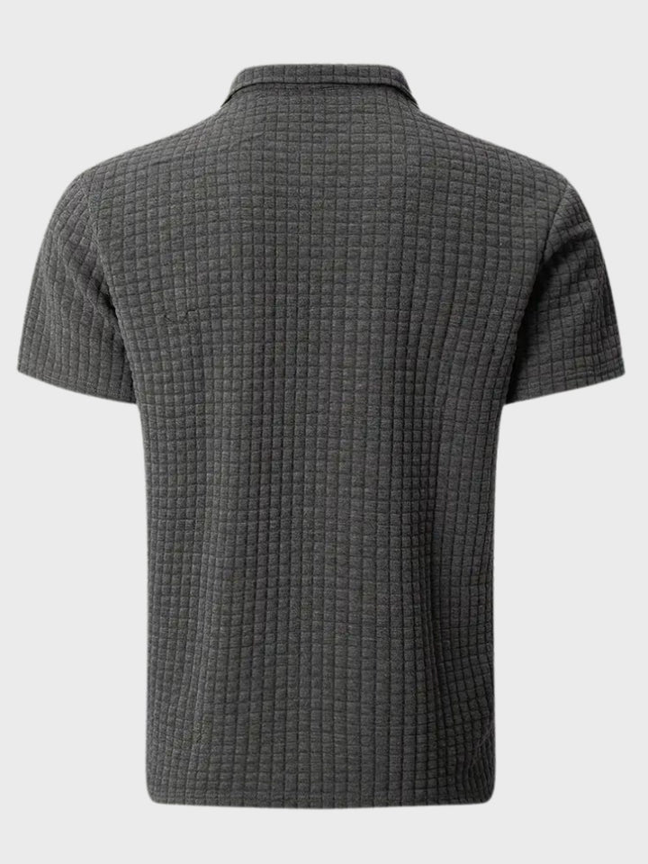 Athletic Fit Polo Shirt Men Smart Casual Everyday Wear