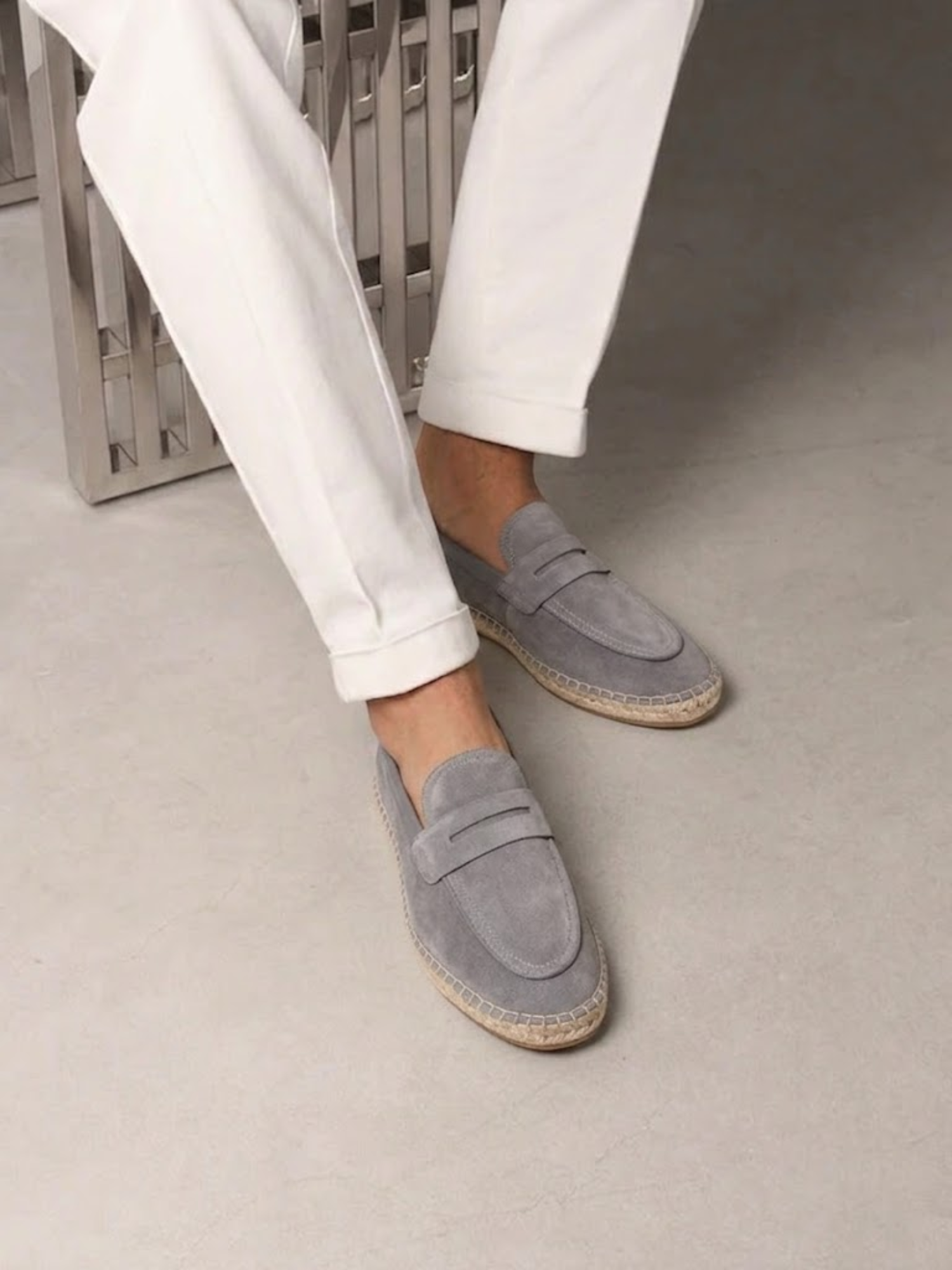 Men’s Lightweight Espadrille Loafers Slip-On Summer Shoes