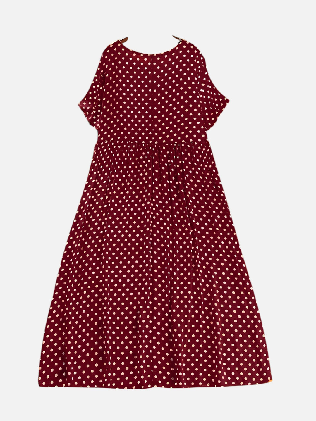 Women’s Polka Dot Maxi Dress Casual Loose Fit Summer Outfit