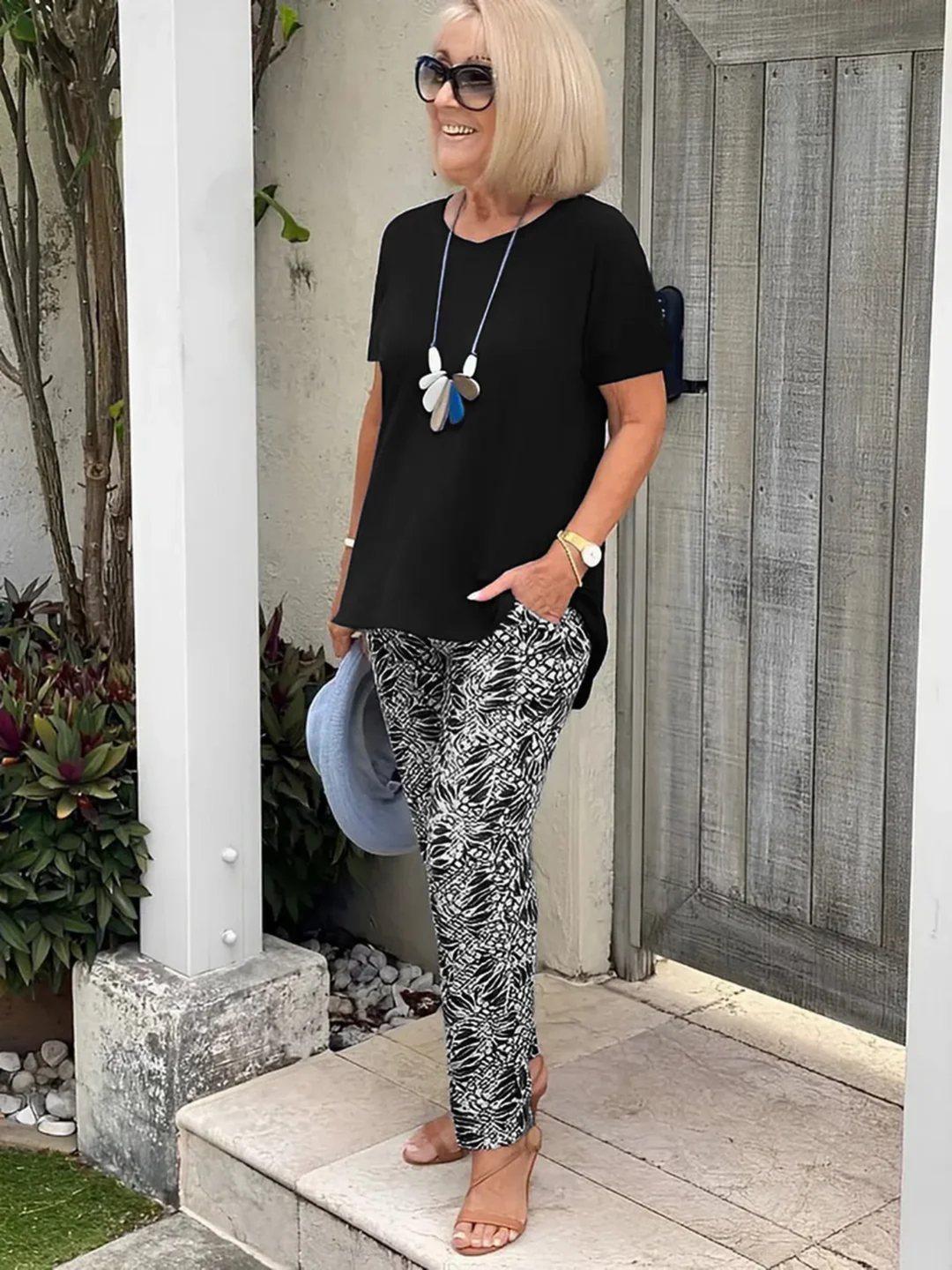 Women's lightweight casual set for summer comfort outfit