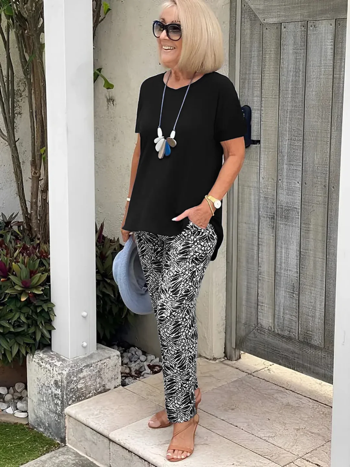 Women's lightweight casual set for summer comfort outfit