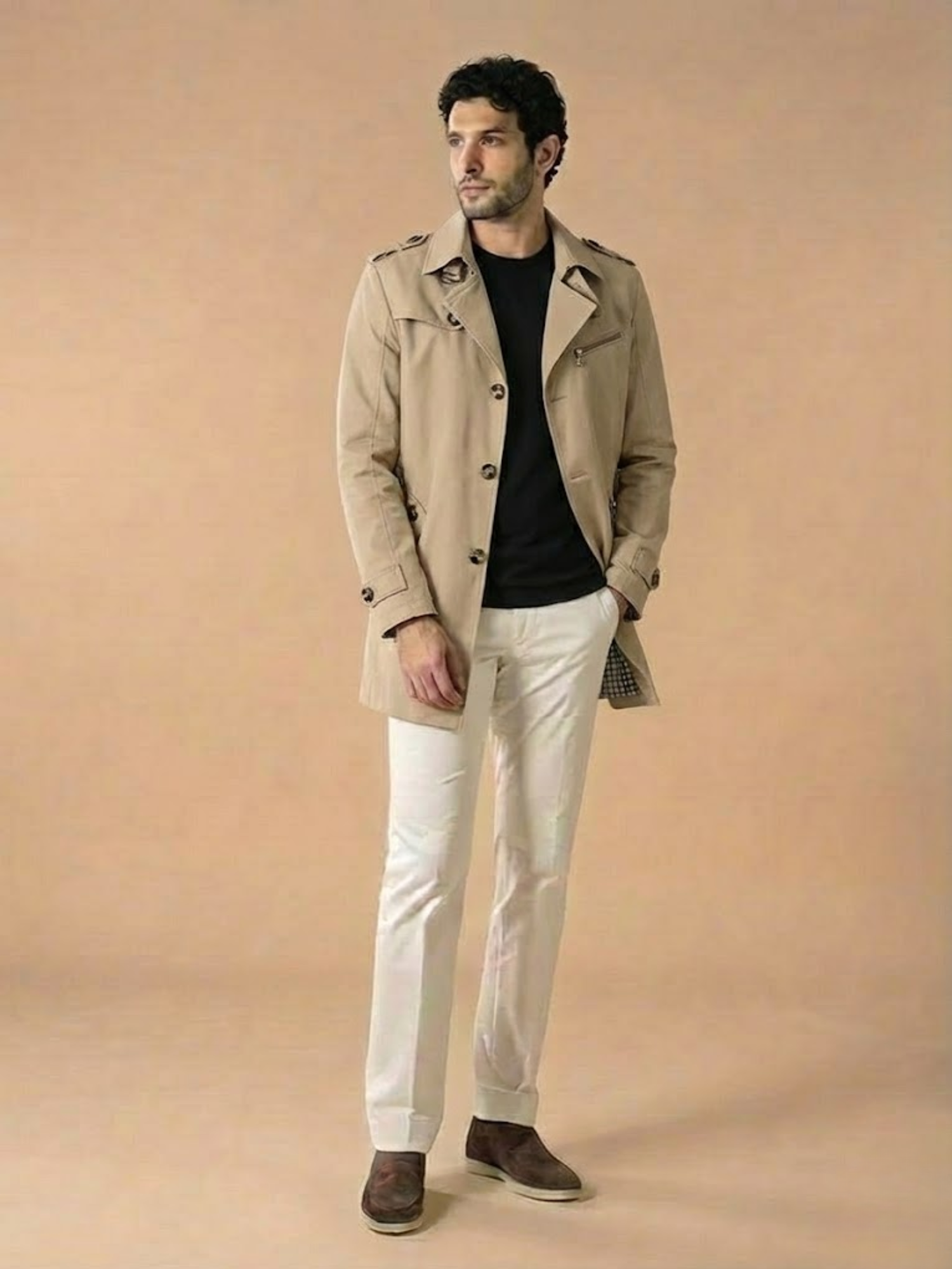 Aurevien | Men’s Cotton Trench Coat – Riviera Heritage