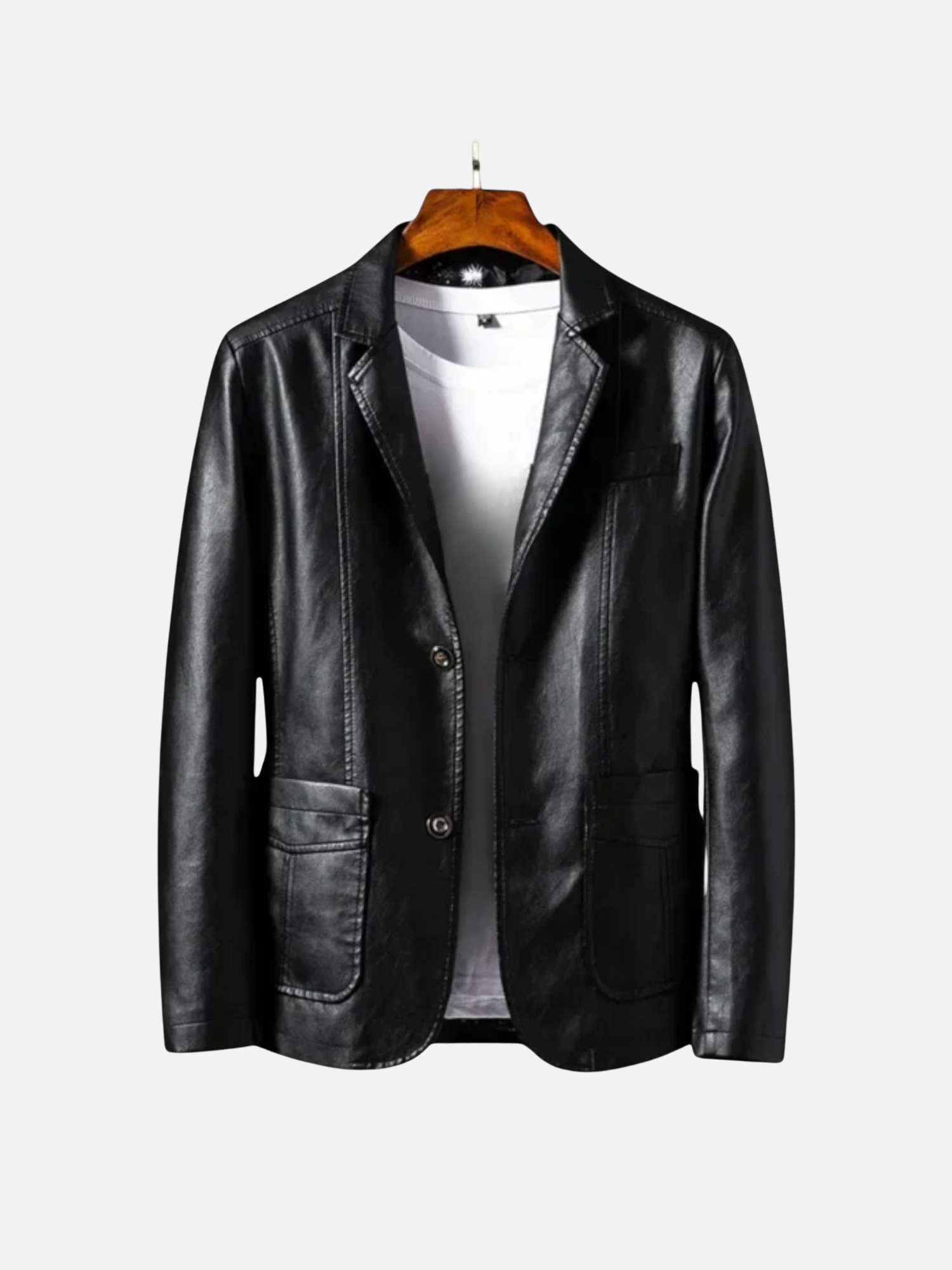 Aurevien | Men’s Leather Blazer Jacket – Refined Oxford Heritage