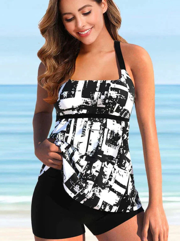 Tankini Women’s Modest Two Piece Supportive Swim Set