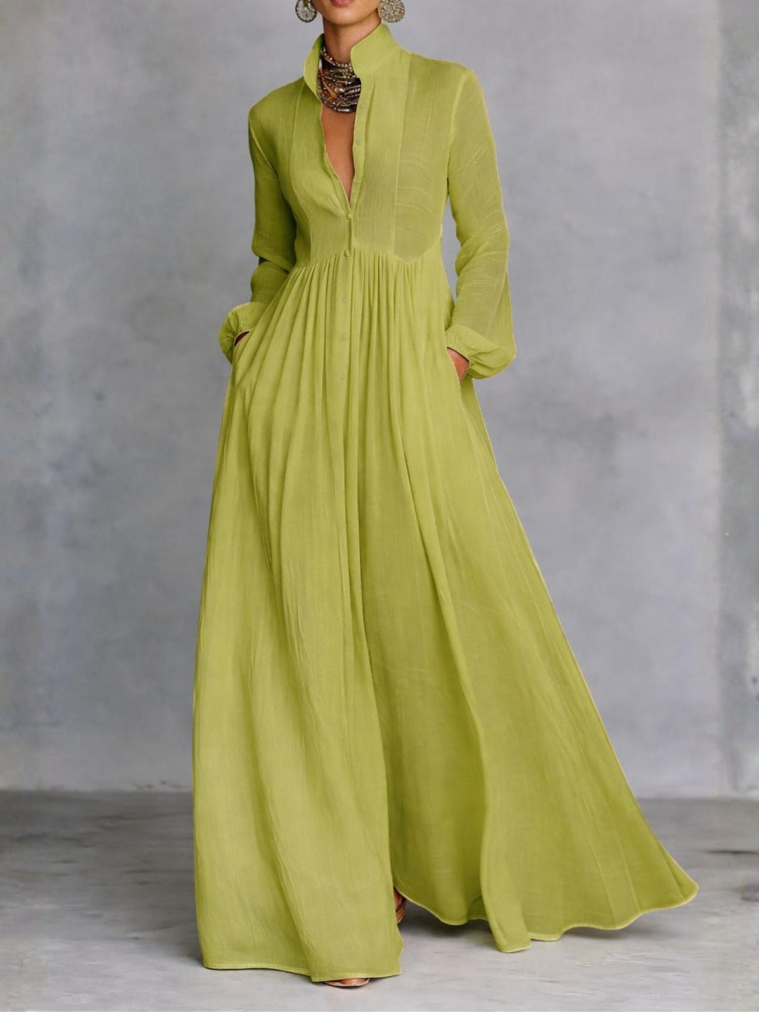 Maxi Dress Breathable Relaxed Fit Dress for Warm Weather Wear