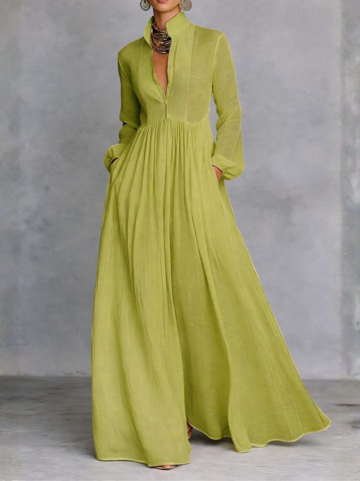 Maxi Dress Breathable Relaxed Fit Dress for Warm Weather Wear