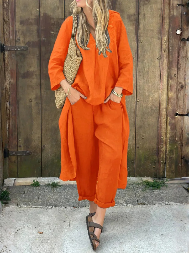 Women’s relaxed co ord set breathable polyester comfortable fit