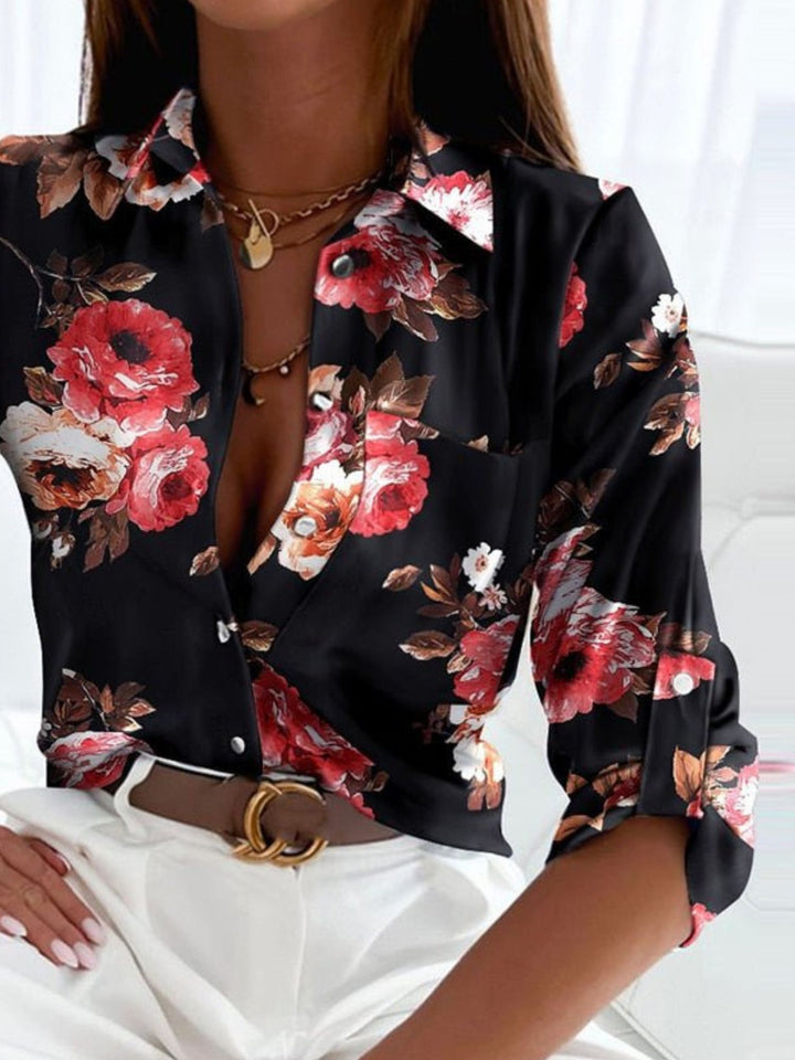 Blouse Timeless Button-Up Top for Casual or Office Wear