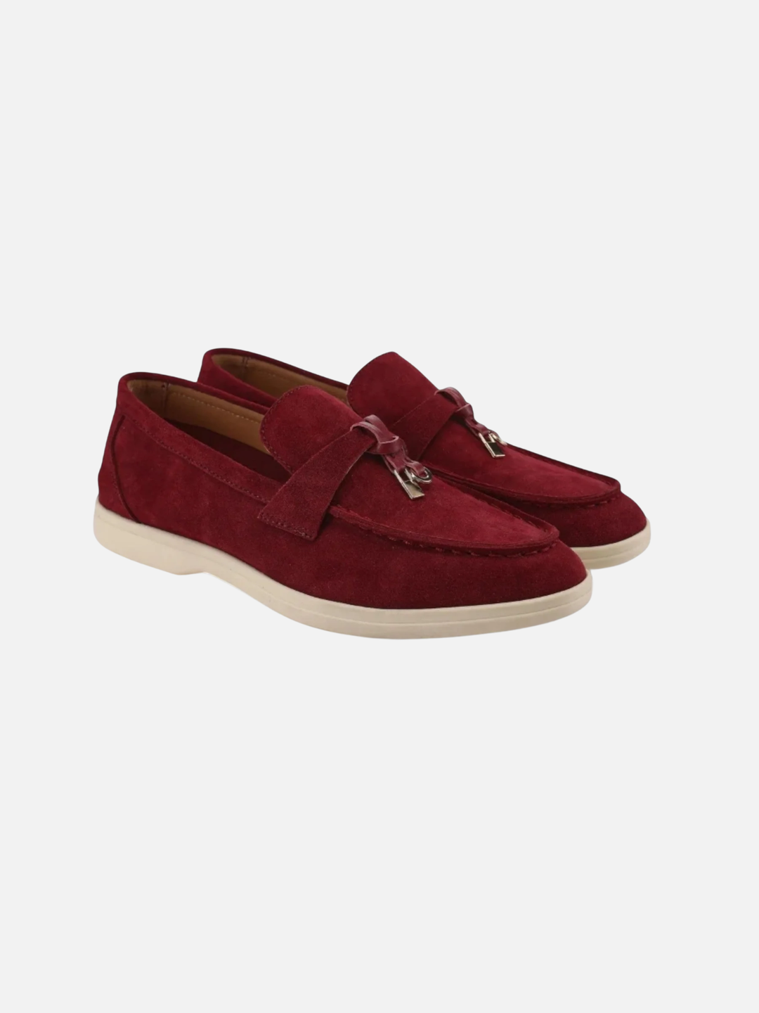 Women’s Suede Loafers Comfortable Slip-On Everyday Flats