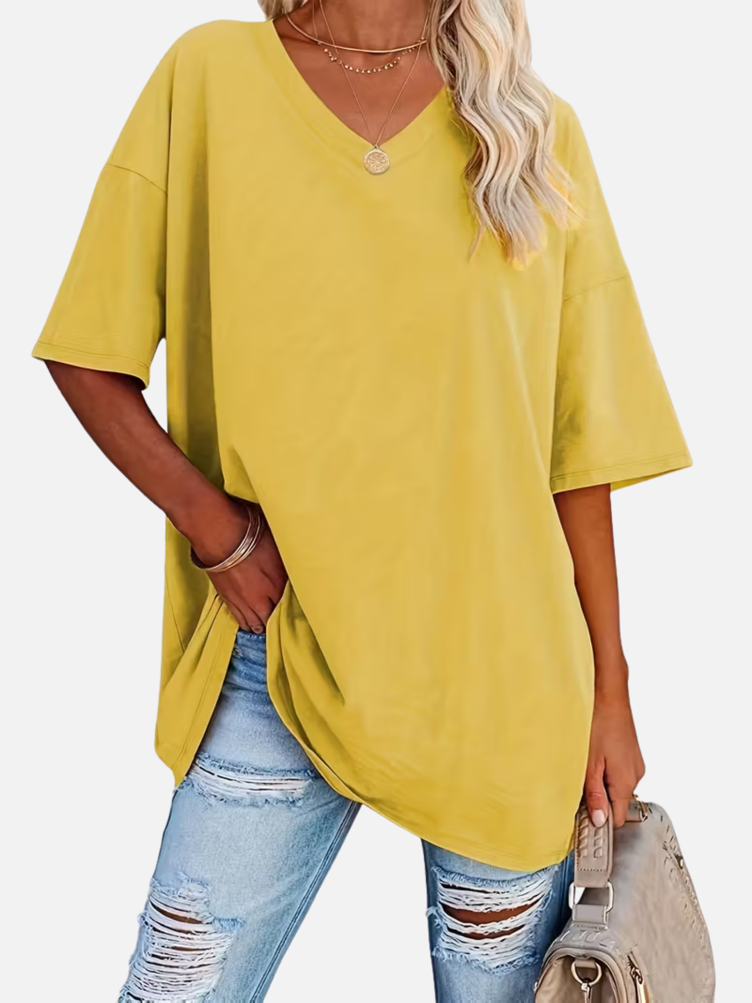 Women’s Blouse for Summer Work Casual Soft Stretch Loose Fit Top