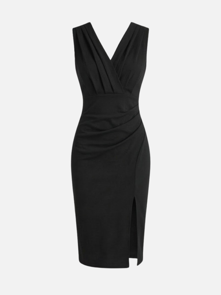 Women’s Formal Midi Dress Fitted Elegant Night Wear