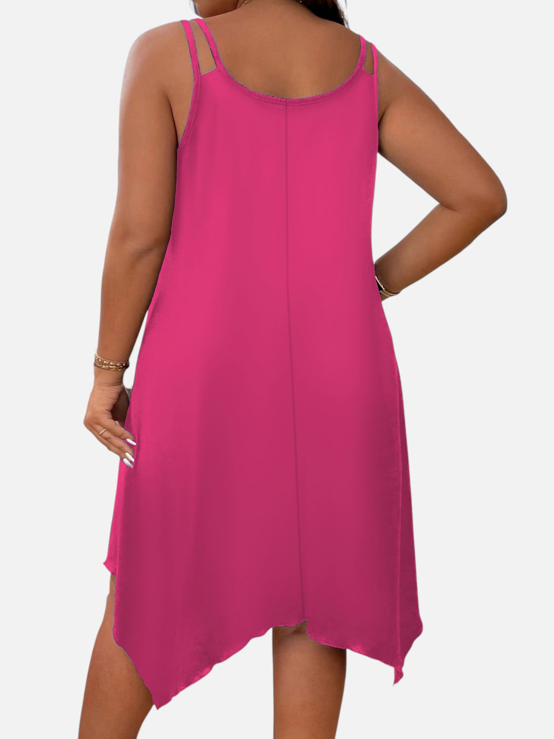 Plus Size Strapless Midi Dress for Wedding Guest Formal Events