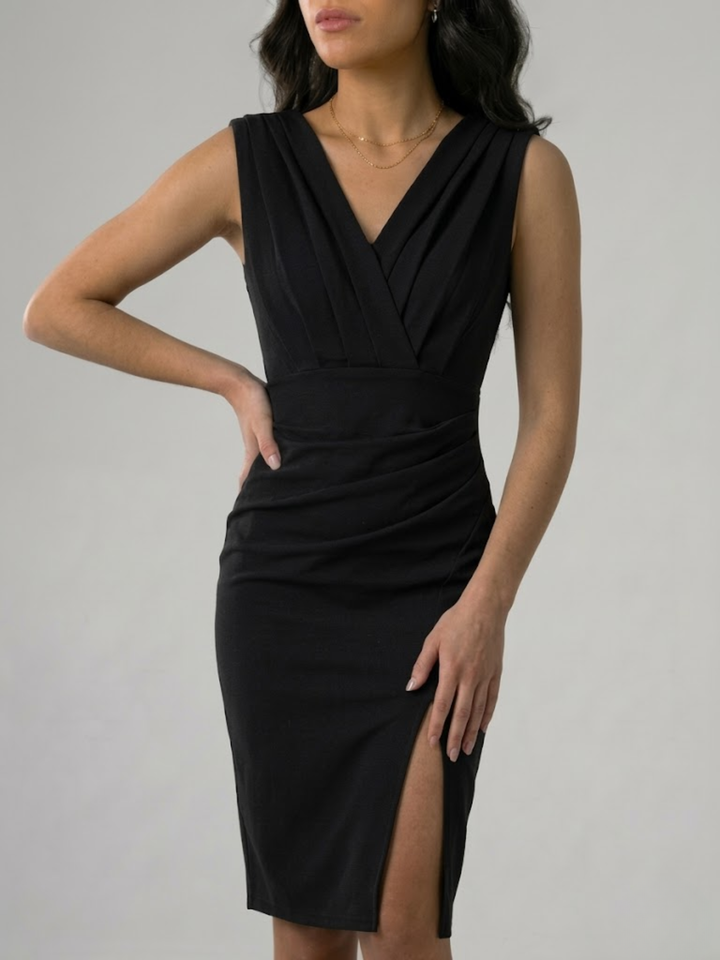 Women’s Formal Midi Dress Fitted Elegant Night Wear