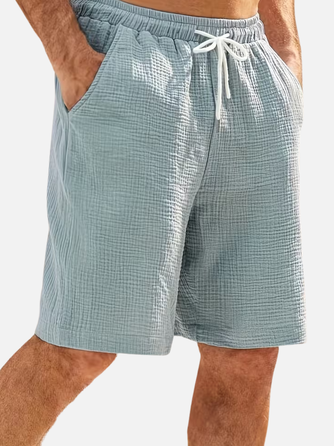Men's Casual Shorts for Summer Lightweight Elastic Waist Comfort