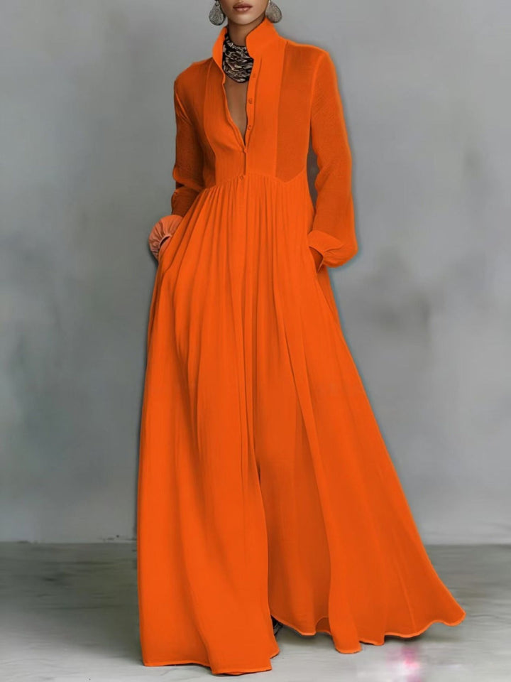 Maxi Dress Breathable Relaxed Fit Dress for Warm Weather Wear