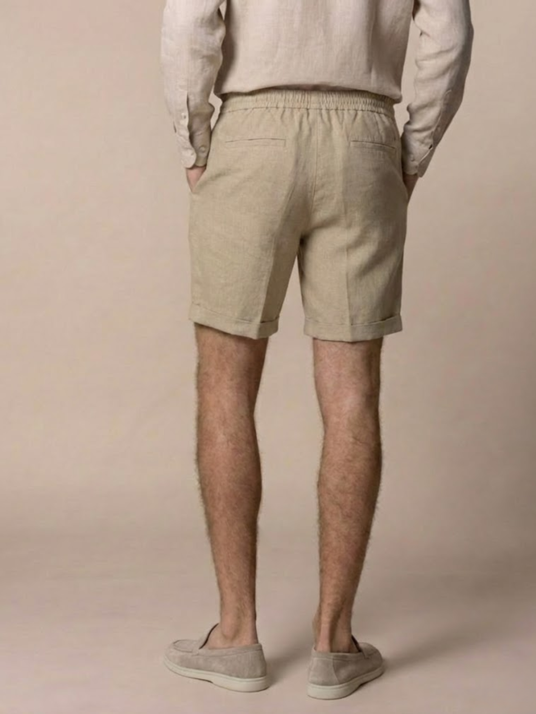 Men’s Linen Shorts for Summer Breathable Lightweight Comfort