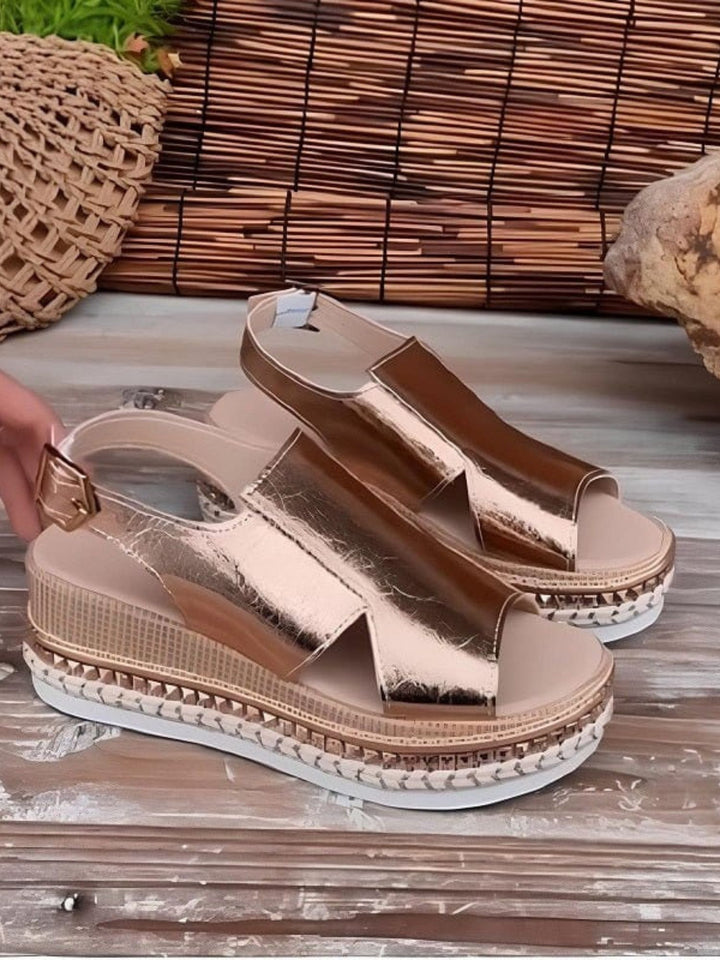 Women's supportive orthopedic sandals cushioned sole daily wear