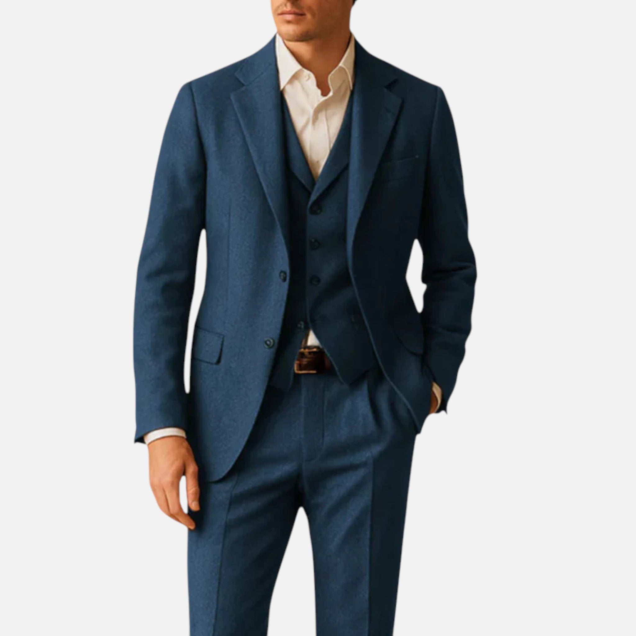 Aurevien | Men’s Vintage Wool Three-Piece Suit