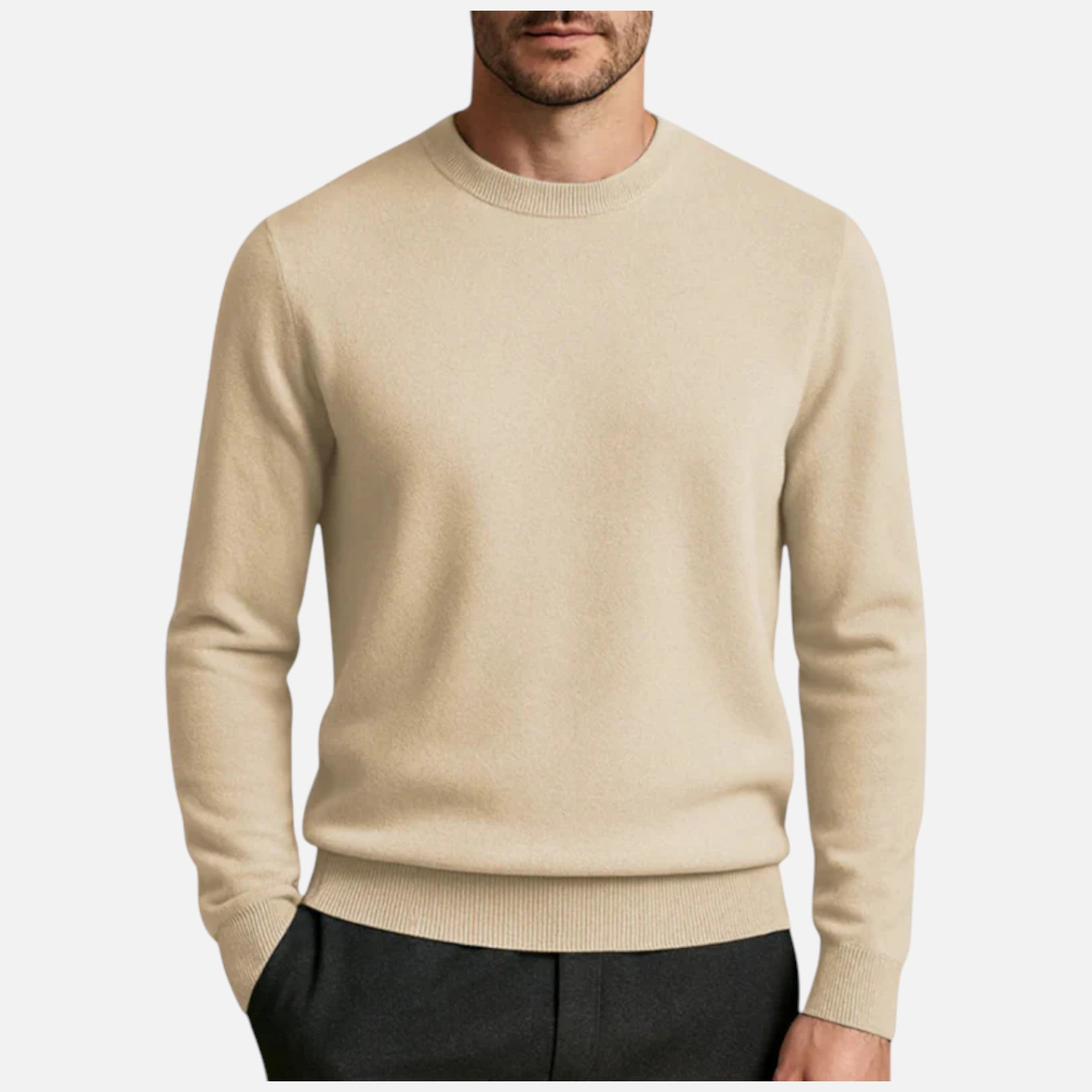 Aurevien | Men’s Classic Cashmere Crew Jumper