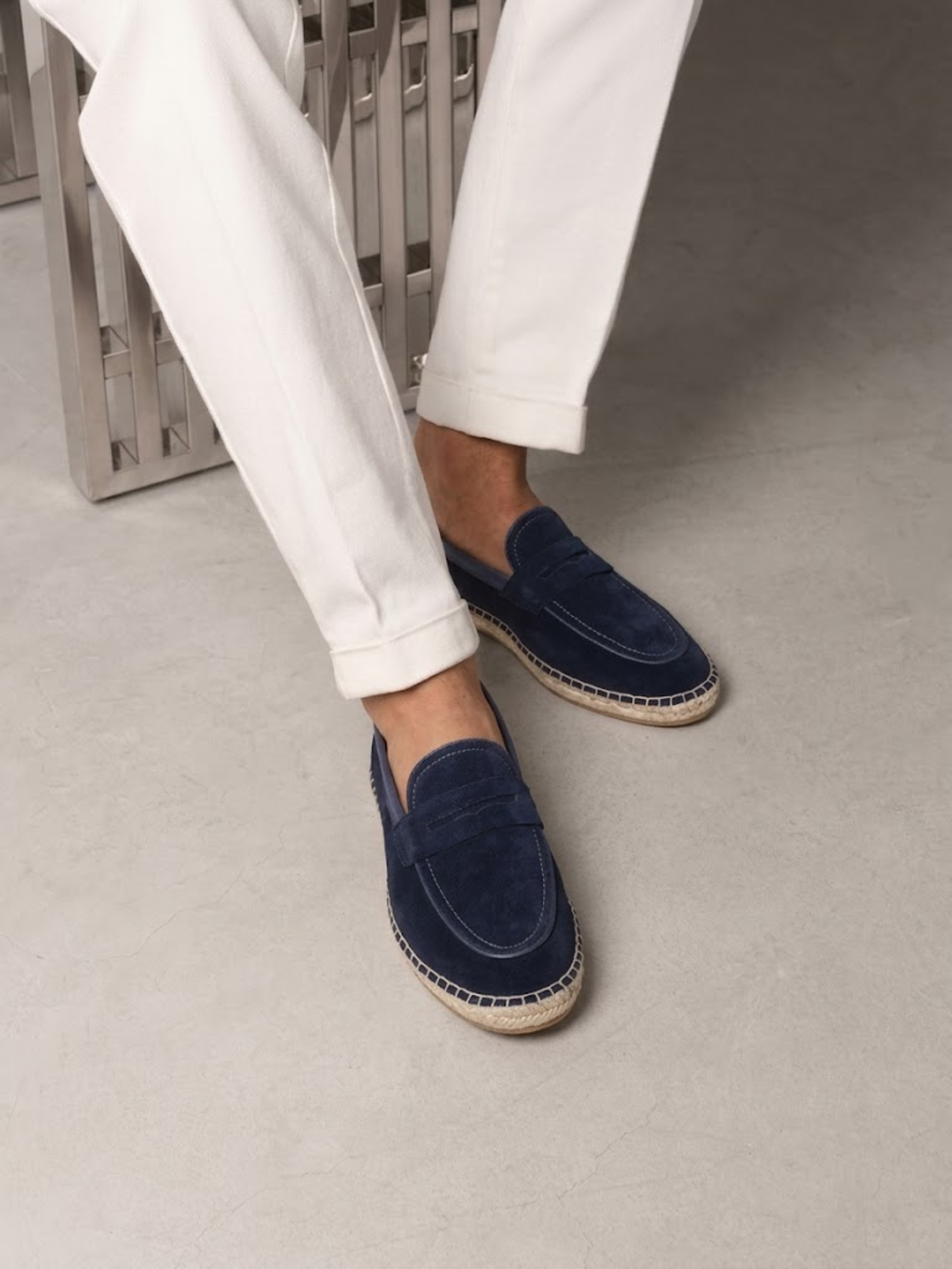 Men’s Lightweight Espadrille Loafers Slip-On Summer Shoes