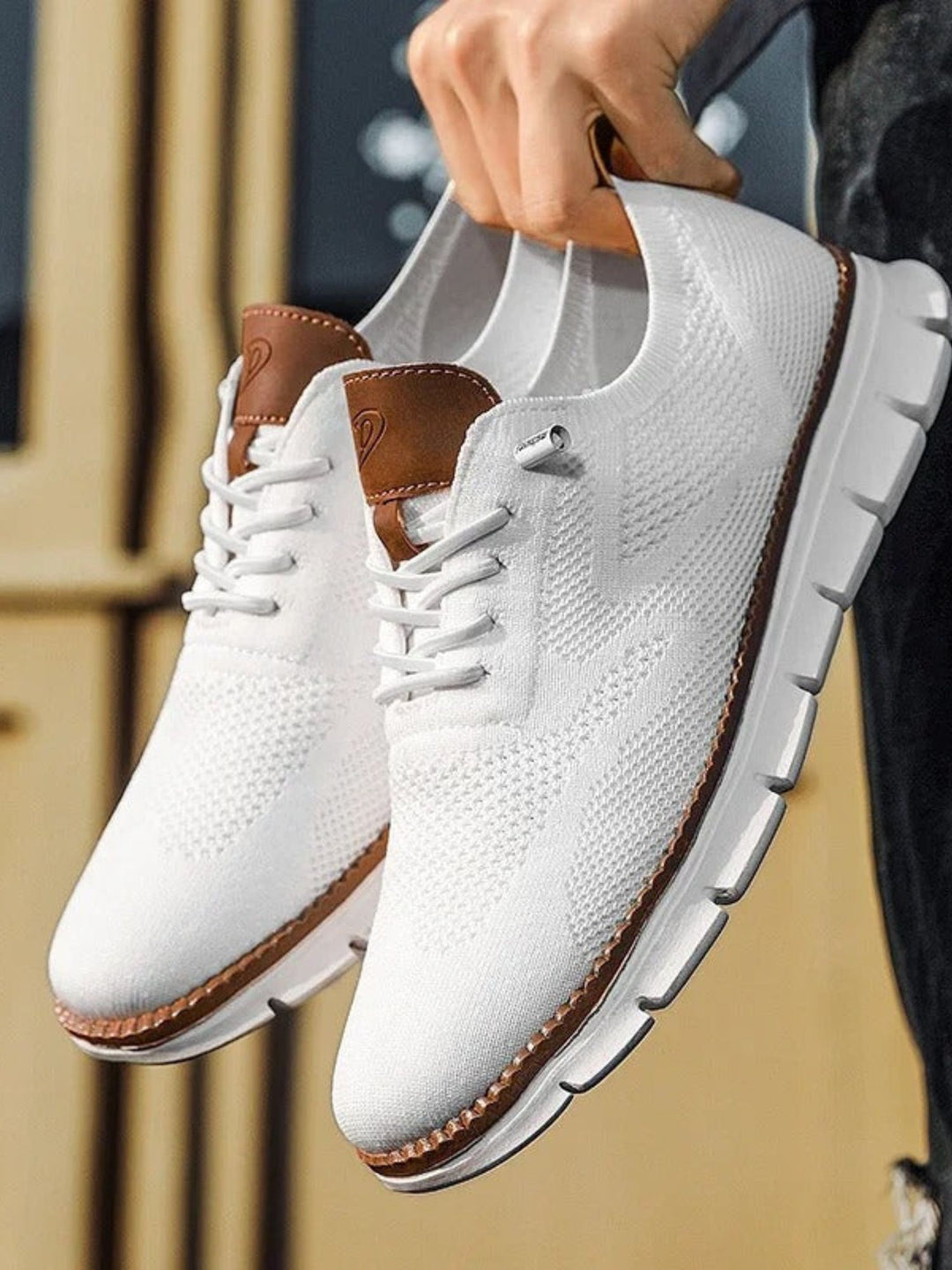Men's breathable mesh sneakers lightweight comfort everyday walking shoes
