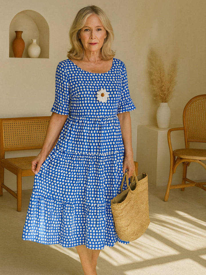 Elegant Midi Dress for Everyday Comfort and Timeless Style