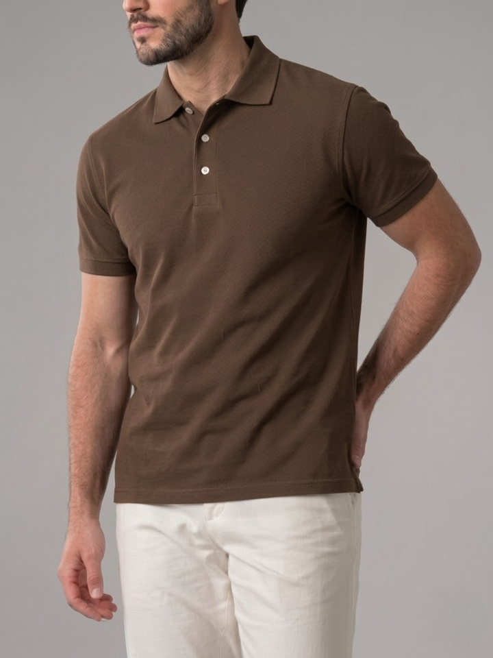 Men’s Polo Shirt Summer Casual Classic Fit