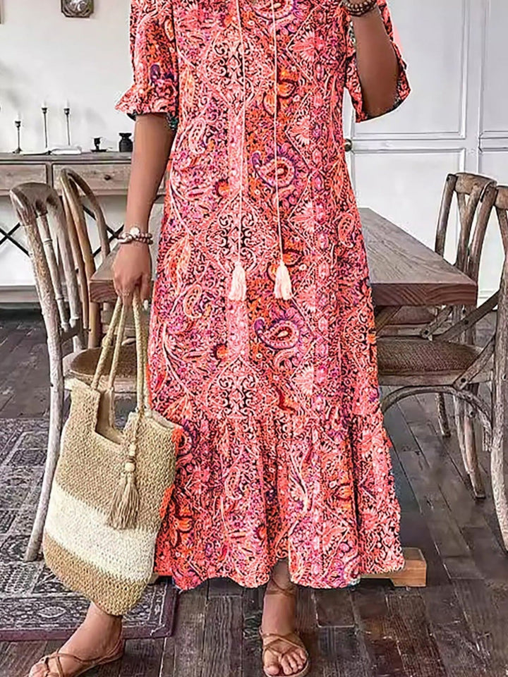 Women’s Boho Summer Dress Lightweight Flowy Casual Outfit