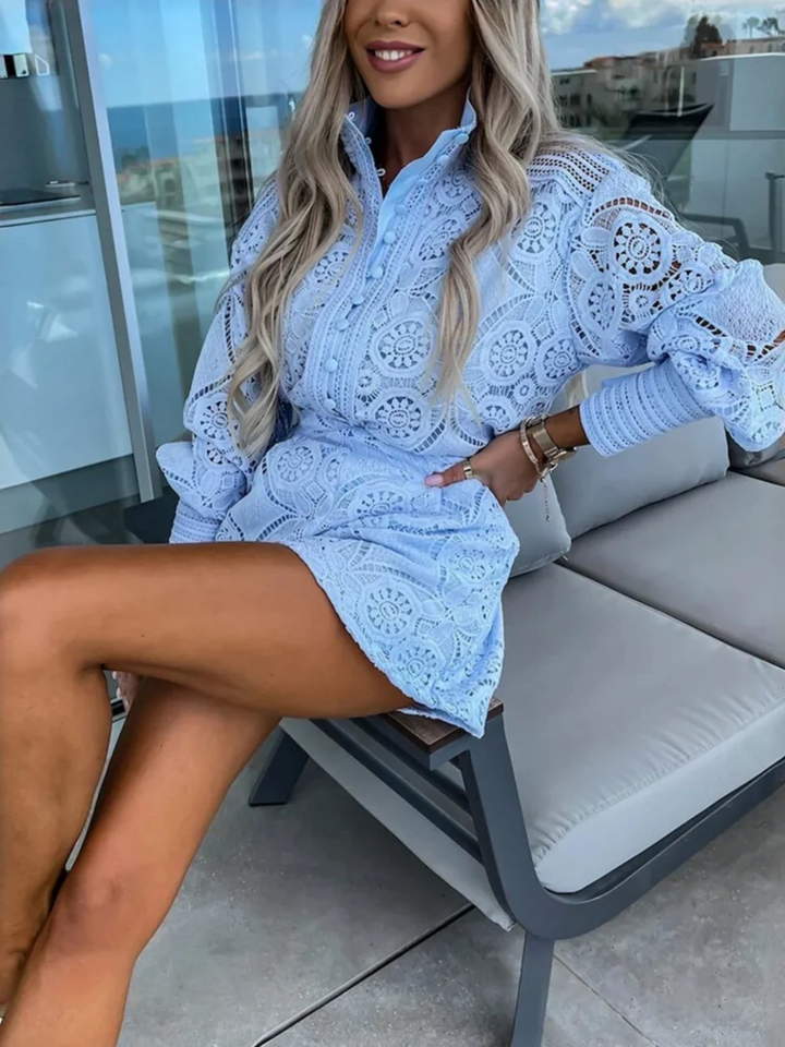 Women's lace two piece set for elegant summer outfit
