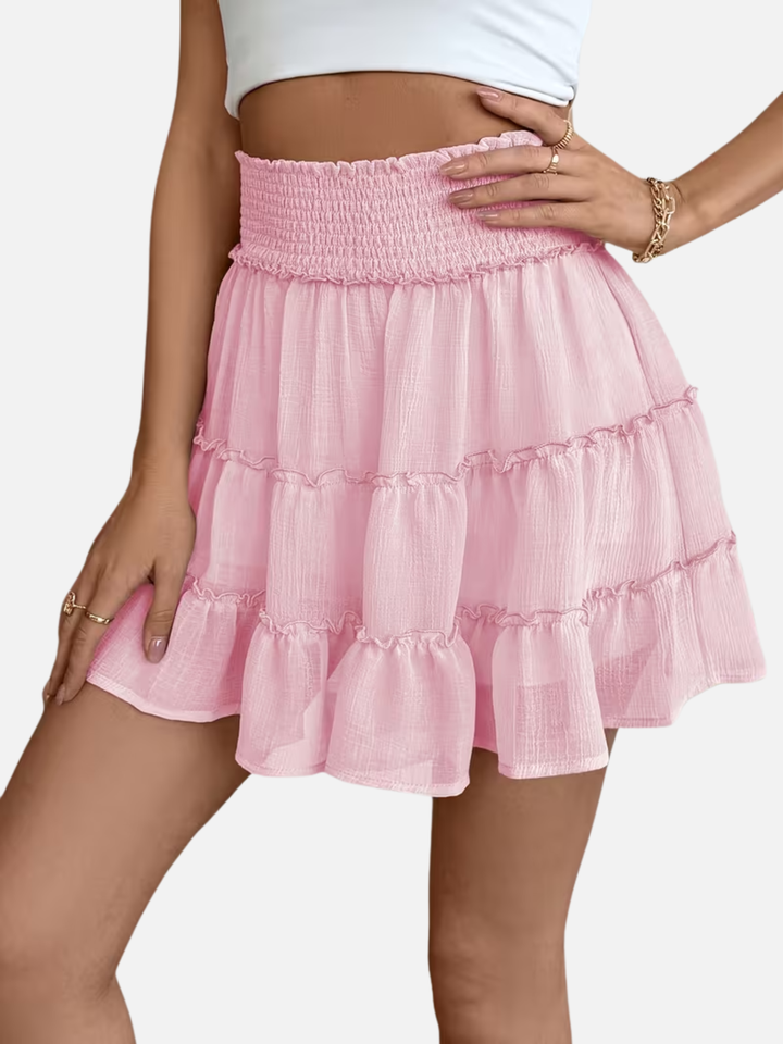 Women's Casual High Waist Maxi Skirt Bohemian Summer Outfit