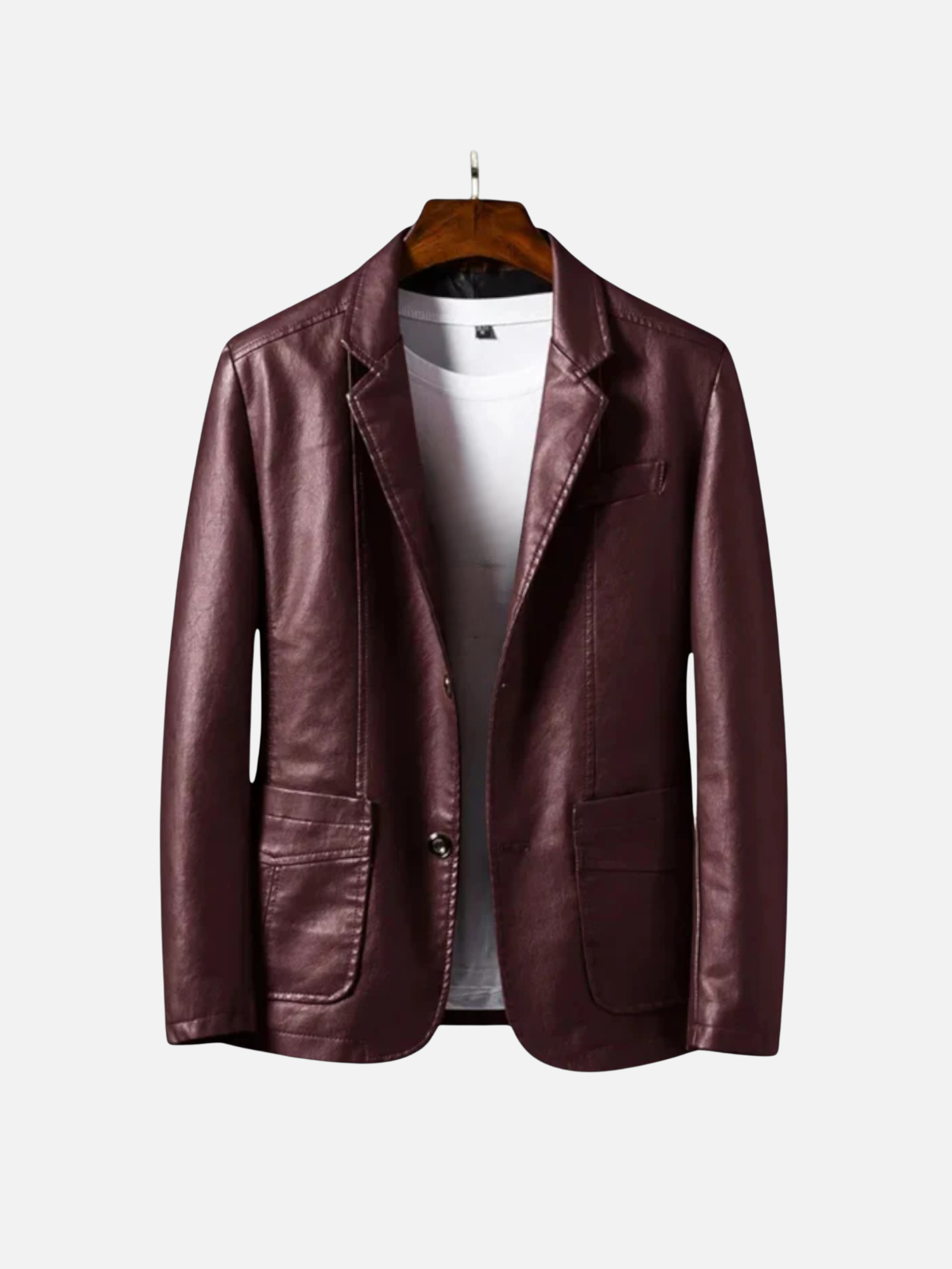 Aurevien | Men’s Leather Blazer Jacket – Refined Oxford Heritage