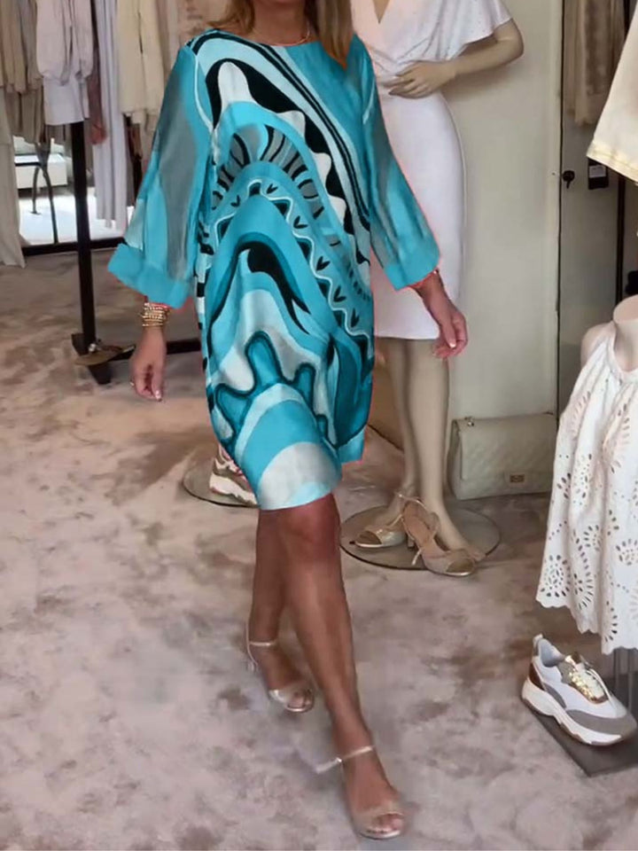 Elegant Midi Dress for Women Lightweight Summer Outfit