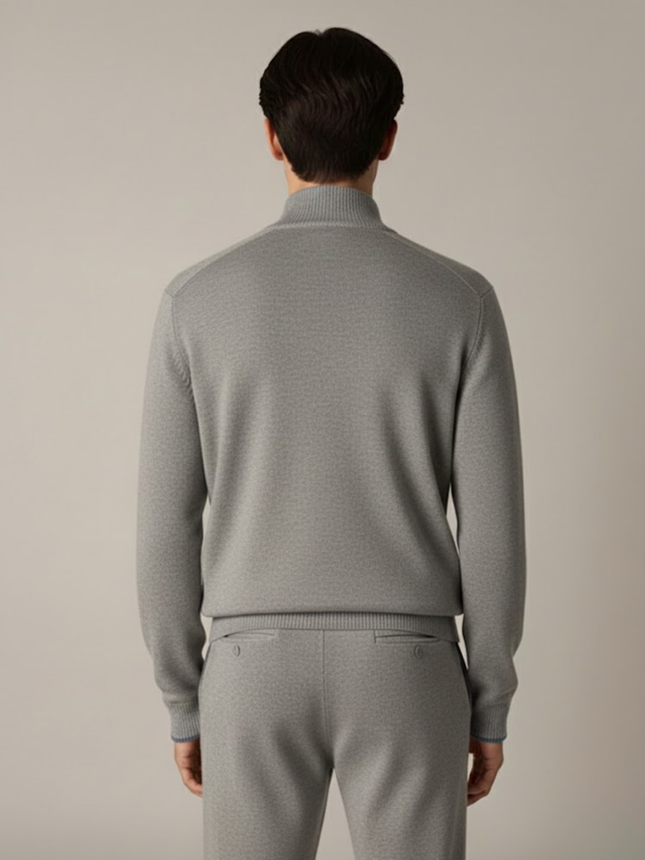 Aurevien | Men’s Wool Lounge Set in Heritage Grey