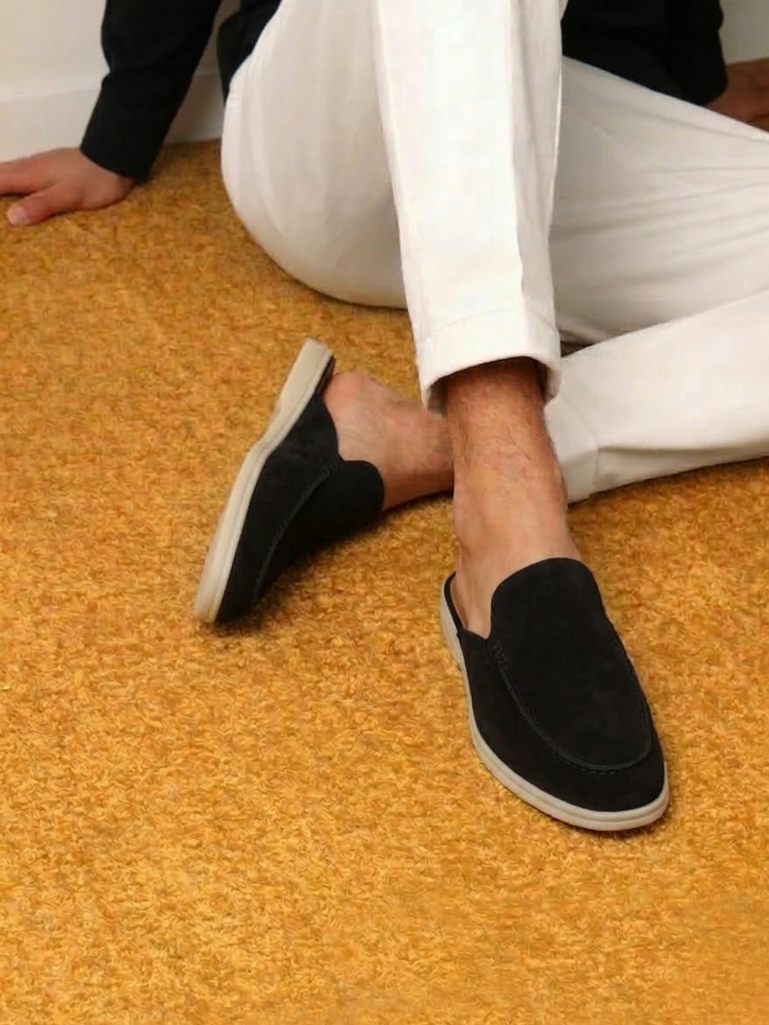 Men’s Slip-On Suede Mules – Premium Comfort Everyday Shoe