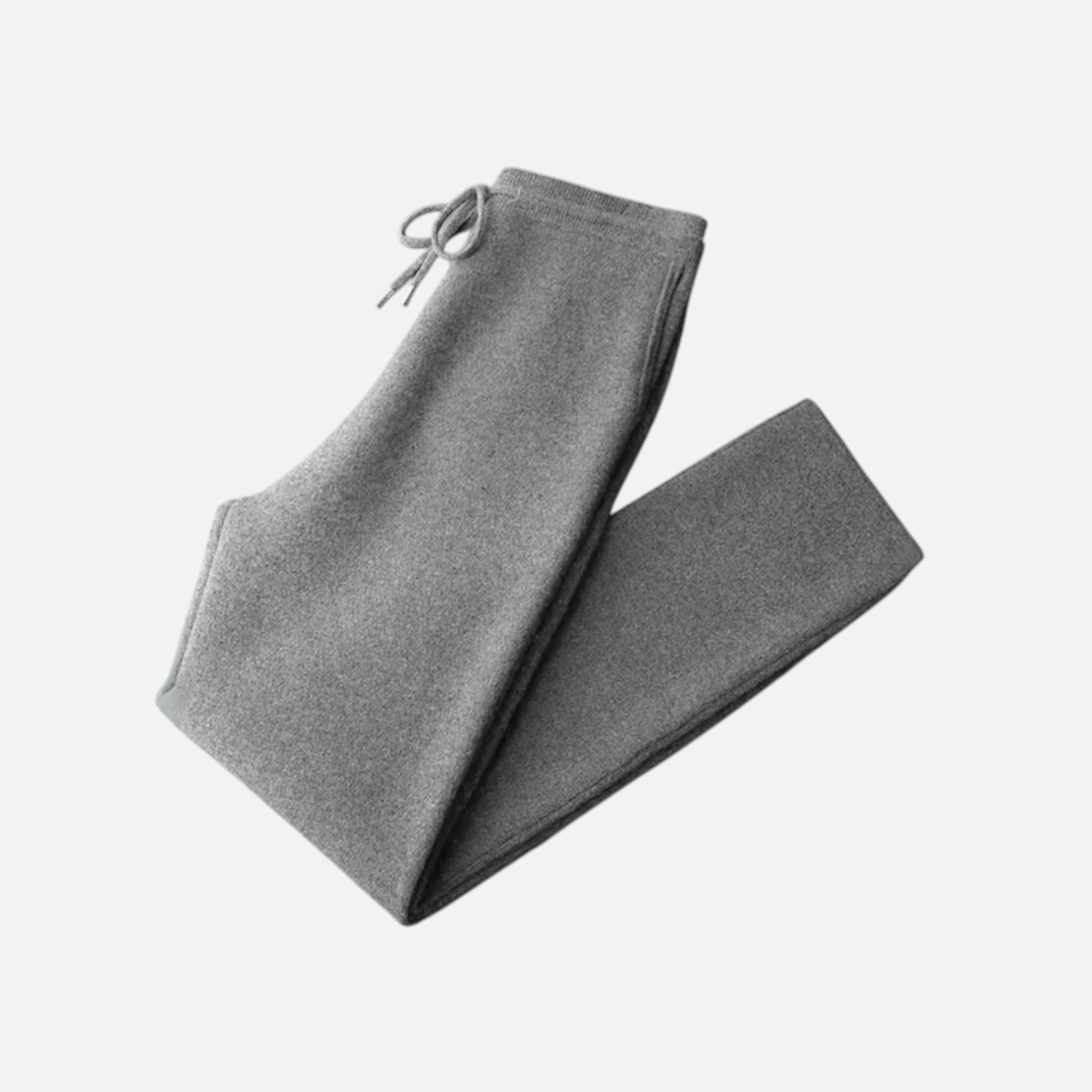 Aurevien | Men’s Wool Lounge Set in Heritage Grey