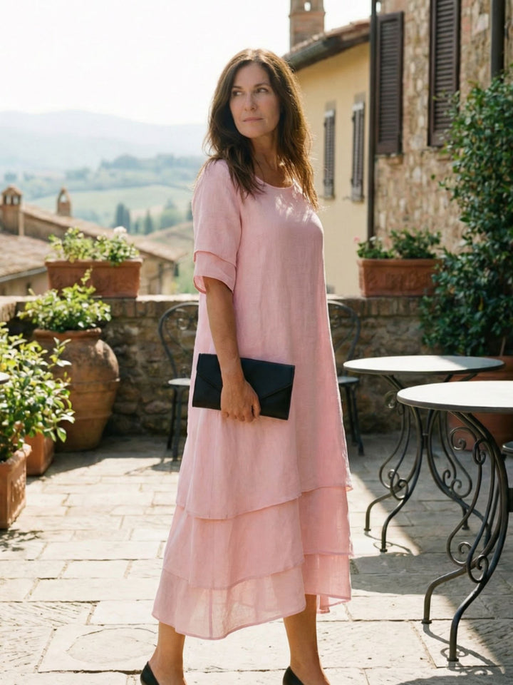 Women Soft Layered Dress Easy Wear Day to Evening Style