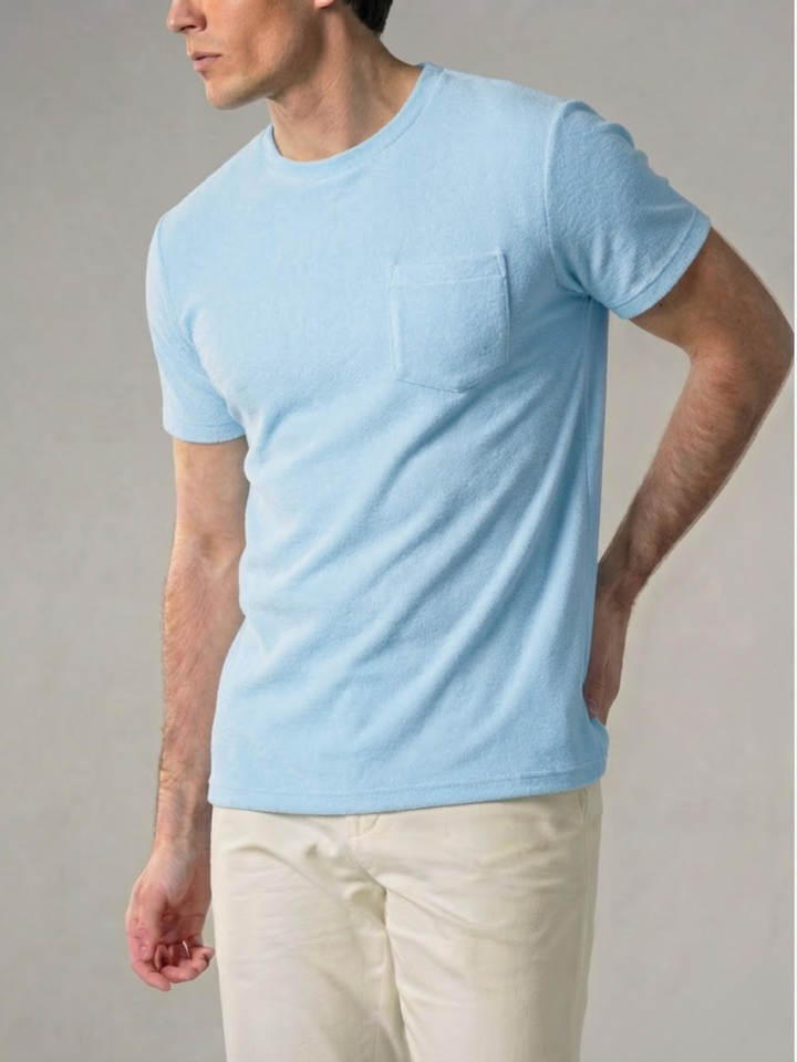 Men’s Polo Shirt – Comfortable Terry Towelling Fabric – Elegant Fit