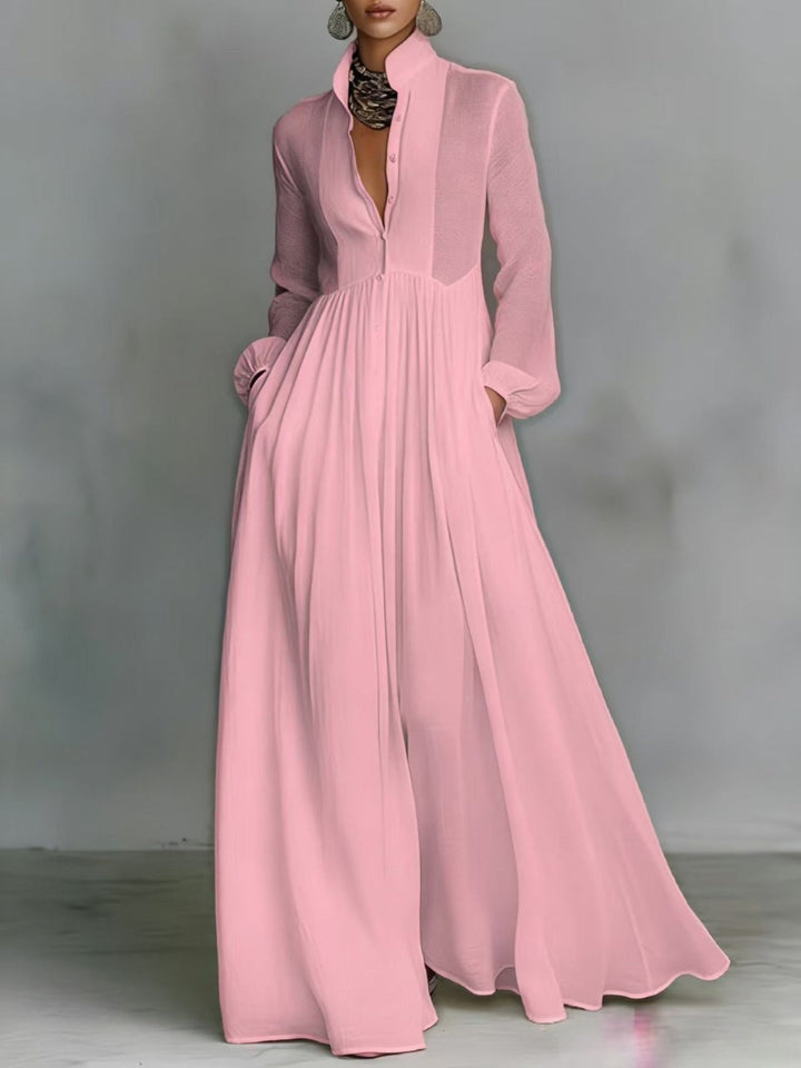 Maxi Dress Breathable Relaxed Fit Dress for Warm Weather Wear