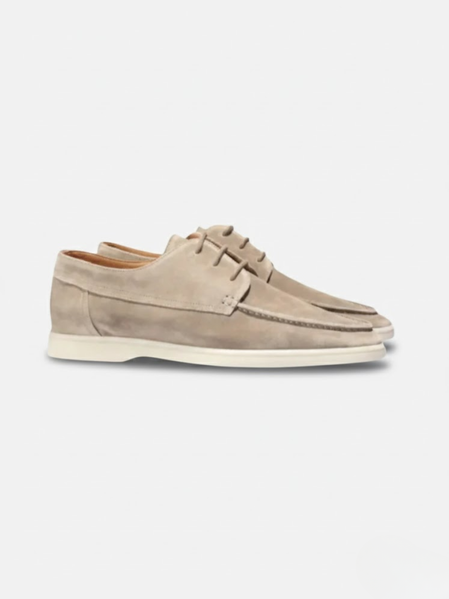 Aurevien | Men’s Suede Heritage Lace-Up Loafers