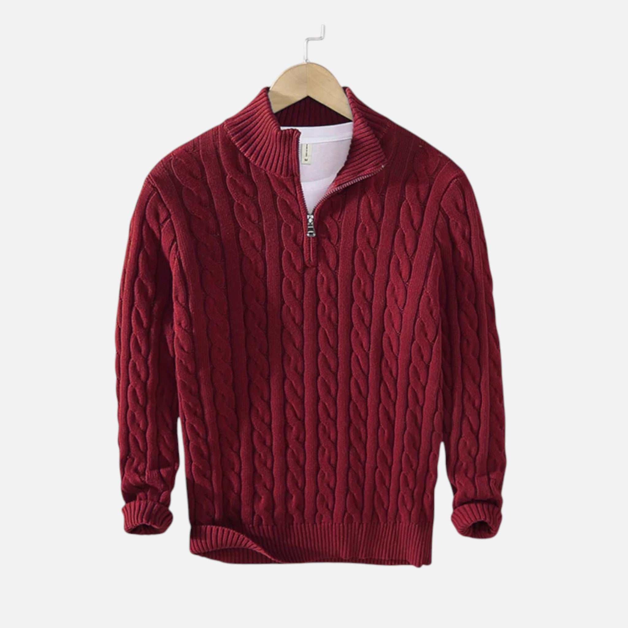 Aurevien | Men’s Cable-Knit Merino Jumper