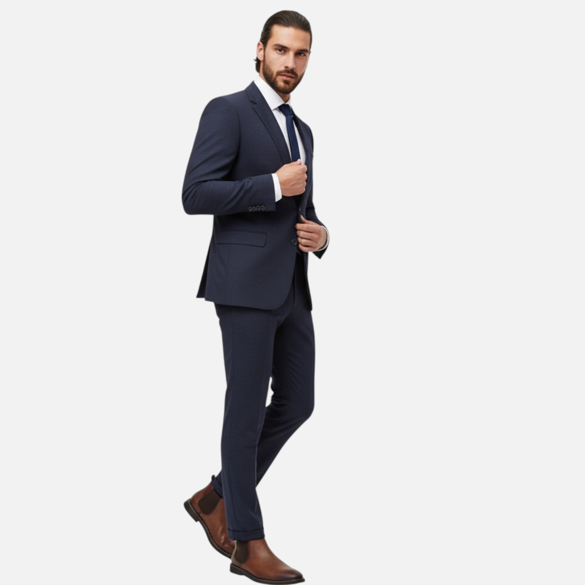 Aurevien | Men’s Two-Tone Leather Chelsea Boots – Heritage Cut