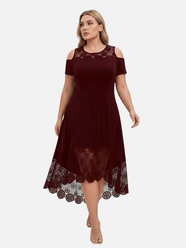 Women’s Plus Size A-Line Dress for Wedding Guest and Parties